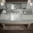 KOHLER Simplice Vibrant Brushed Nickel Widespread 2-handle WaterSense High-arc Residential Handle Bathroom Sink Faucet KOHLER Simplice Vibrant Brushed Nickel Widespread 2-handle WaterSense High-arc Residential Handle Bathroom Sink Faucet
