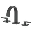 ZLINE KITCHEN & BATH Bliss Matte black Widespread 2-handle Mid-arc Residential Handle Bathroom Sink Faucet with Drain