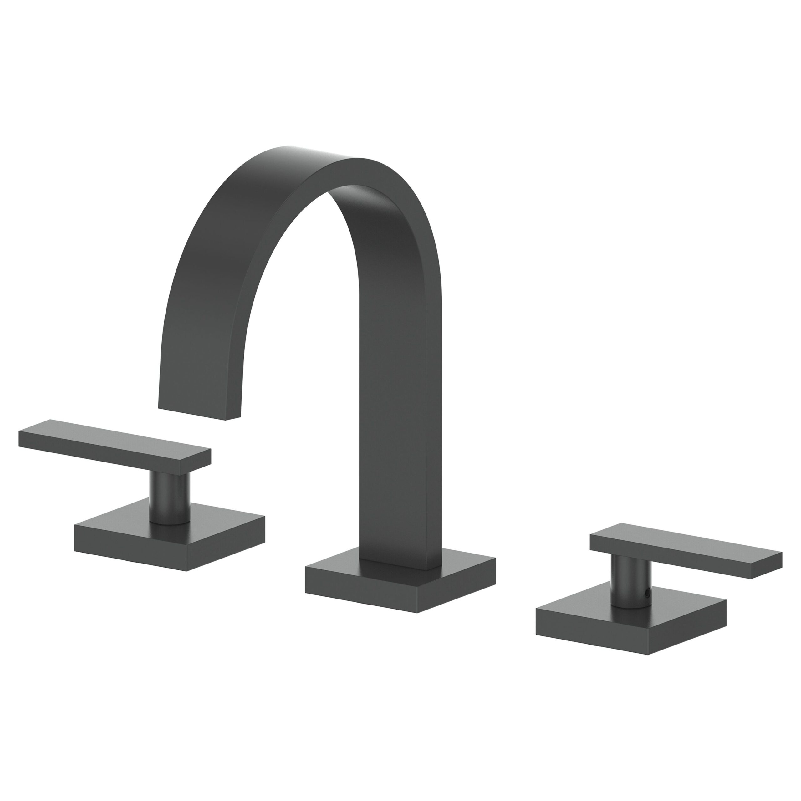 ZLINE KITCHEN & BATH Bliss Matte black Widespread 2-handle Mid-arc Residential Handle Bathroom Sink Faucet with Drain ZLINE KITCHEN & BATH Bliss Matte black Widespread 2-handle Mid-arc Residential Handle Bathroom Sink Faucet with Drain