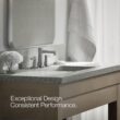 KOHLER Riff Polished Chrome Widespread 2-handle WaterSense Low-arc Residential Handle Bathroom Sink Faucet KOHLER Riff Polished Chrome Widespread 2-handle WaterSense Low-arc Residential Handle Bathroom Sink Faucet