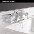 American Standard Town Square S Polished Chrome Widespread 2-handle WaterSense Low-arc Commercial/Residential Handle Bathroom Sink Faucet with Drain American Standard Town Square S Polished Chrome Widespread 2-handle WaterSense Low-arc Commercial/Residential Handle Bathroom Sink Faucet with Drain