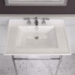 American Standard Town Square S Polished Chrome Widespread 2-handle WaterSense Low-arc Commercial/Residential Handle Bathroom Sink Faucet with Drain American Standard Town Square S Polished Chrome Widespread 2-handle WaterSense Low-arc Commercial/Residential Handle Bathroom Sink Faucet with Drain
