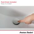 American Standard Aspirations BRUSHED NICKEL Widespread 2-handle WaterSense High-arc Residential Handle Bathroom Sink Faucet with Drain American Standard Aspirations BRUSHED NICKEL Widespread 2-handle WaterSense High-arc Residential Handle Bathroom Sink Faucet with Drain