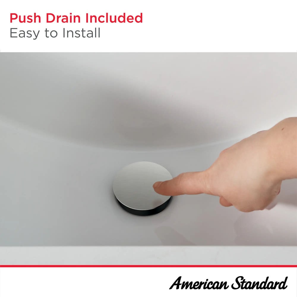 American Standard Aspirations BRUSHED NICKEL Widespread 2-handle WaterSense High-arc Residential Handle Bathroom Sink Faucet with Drain American Standard Aspirations BRUSHED NICKEL Widespread 2-handle WaterSense High-arc Residential Handle Bathroom Sink Faucet with Drain