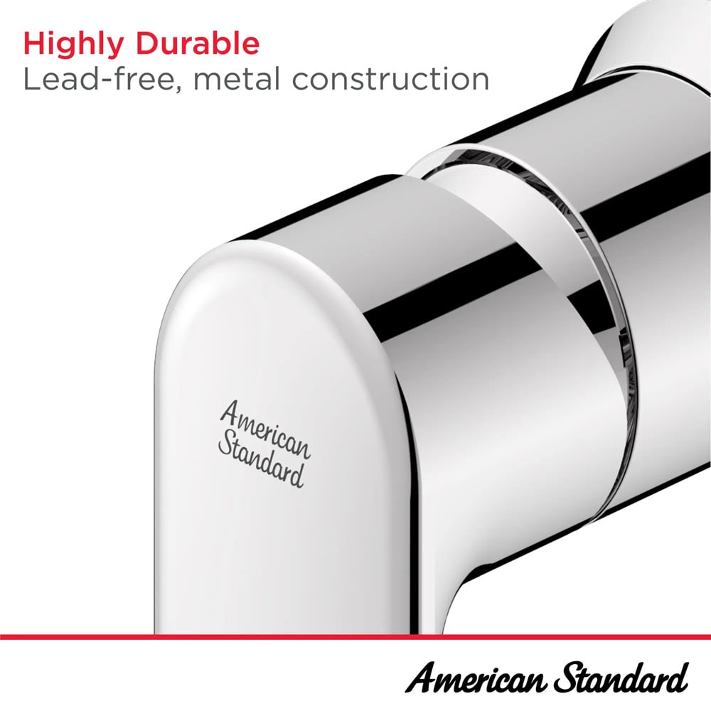 American Standard Aspirations BRUSHED NICKEL Widespread 2-handle WaterSense High-arc Residential Handle Bathroom Sink Faucet with Drain American Standard Aspirations BRUSHED NICKEL Widespread 2-handle WaterSense High-arc Residential Handle Bathroom Sink Faucet with Drain