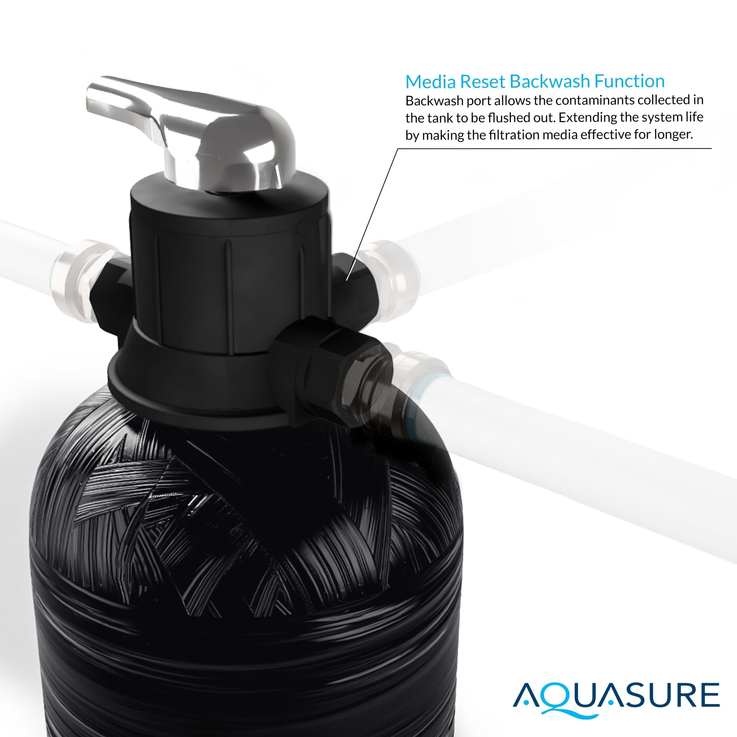 AQUASURE Fortitude Pro Carbon and Sediment Whole House Water Filtration System Dual-Stage 12-GPM 30 Micron AQUASURE Fortitude Pro Carbon and Sediment Whole House Water Filtration System Dual-Stage 12-GPM 30 Micron