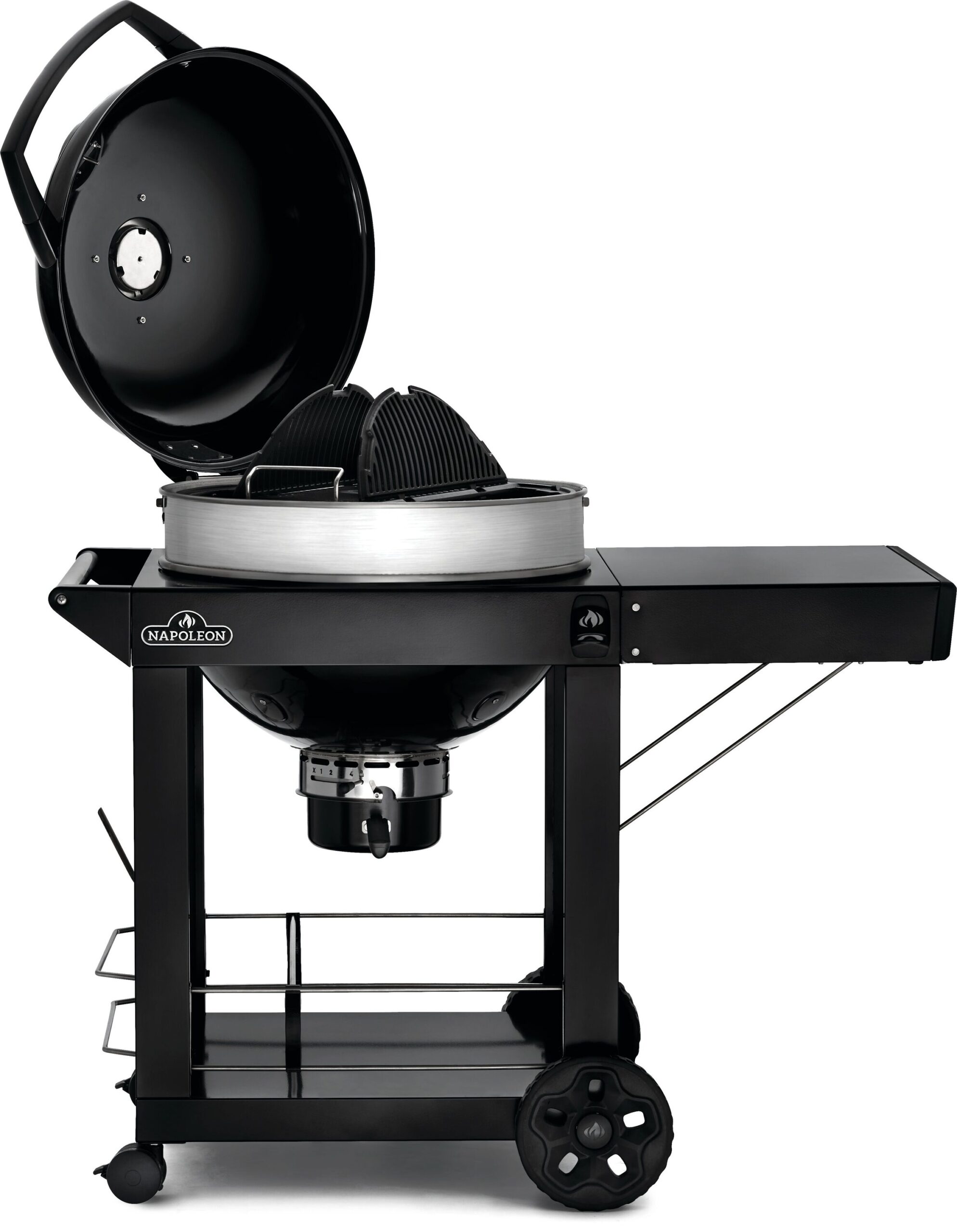 NAPOLEON PRO22 Cart Model 21.5-in W Black/Porcelain Cart Charcoal Grill NAPOLEON PRO22 Cart Model 21.5-in W Black/Porcelain Cart Charcoal Grill