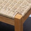 Cambridge Casual Carmel 47-in W x 17-in H Natural Teak Wicker Teak Dining Bench Cambridge Casual Carmel 47-in W x 17-in H Natural Teak Wicker Teak Dining Bench