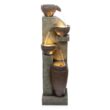 Alpine Corporation 40 H Stone Electric Powered Tiered Outdoor Fountain Pump Included