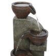 Alpine Corporation 40 H Stone Electric Powered Tiered Outdoor Fountain Pump Included
