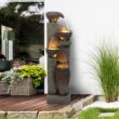 Alpine Corporation 40 H Stone Electric Powered Tiered Outdoor Fountain Pump Included