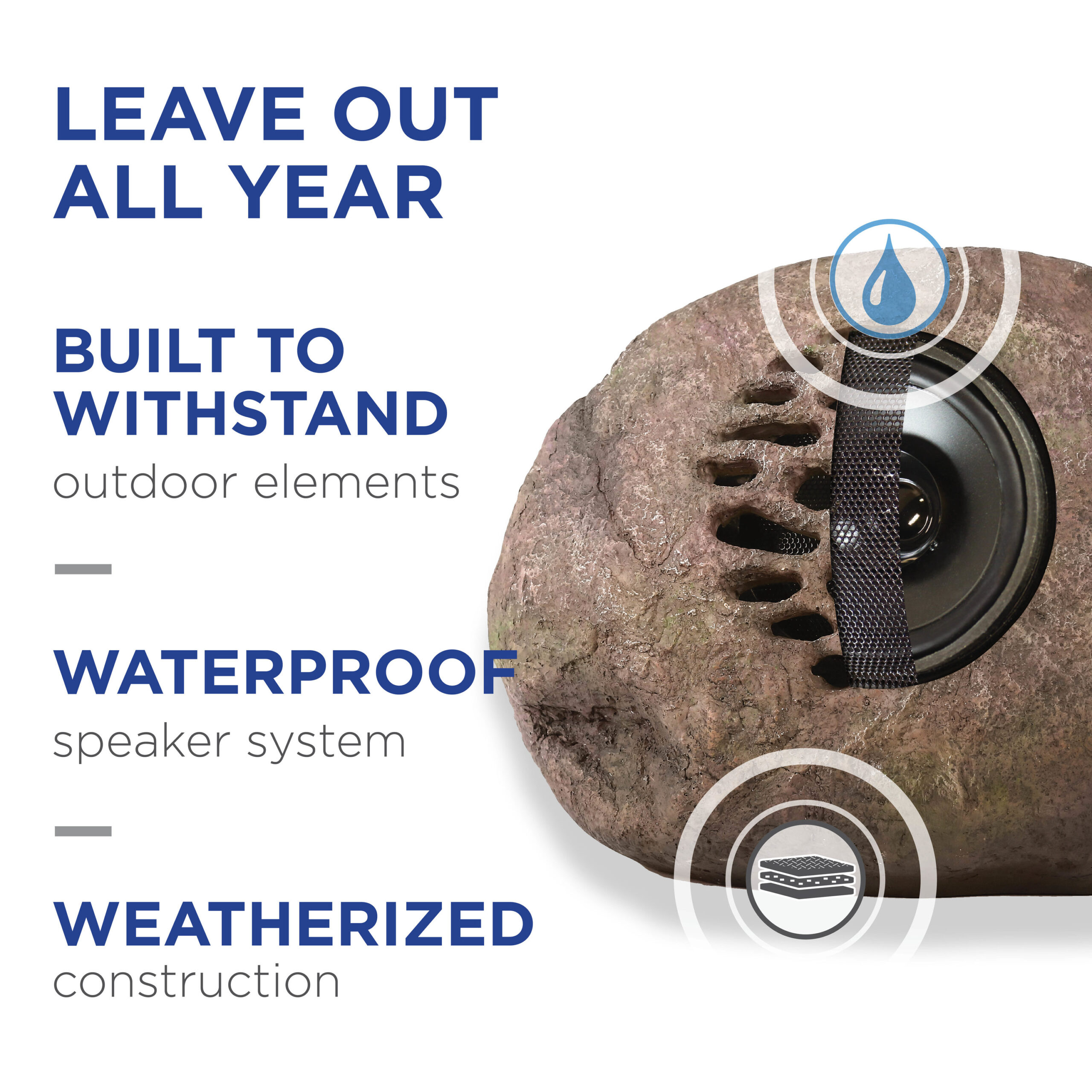 Alpine Corporation Bluetooth Outdoor Speaker in Brown 2 Speaker Set Alpine Corporation Bluetooth Outdoor Speaker in Brown 2 Speaker Set