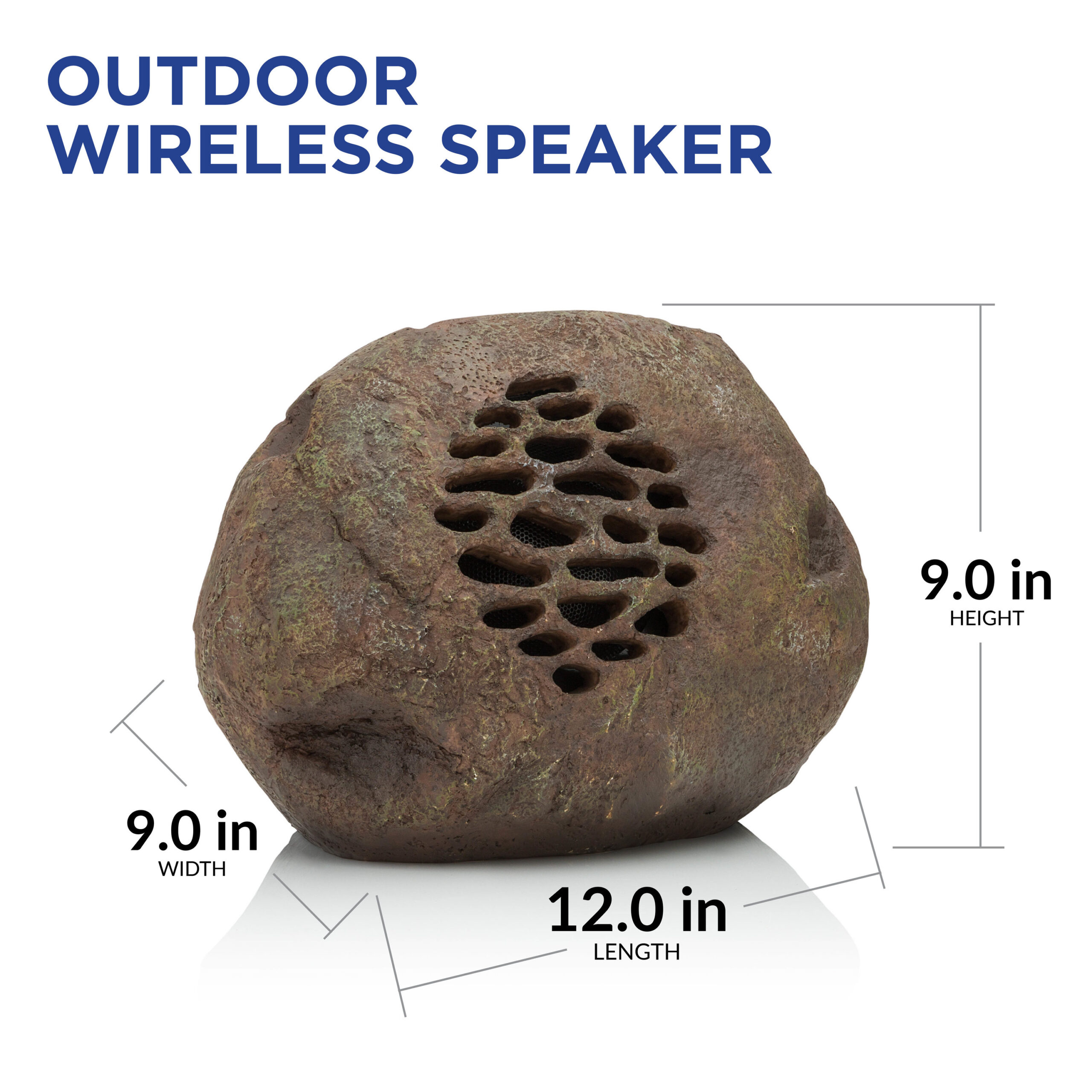 Alpine Corporation Bluetooth Outdoor Speaker in Brown 2 Speaker Set Alpine Corporation Bluetooth Outdoor Speaker in Brown 2 Speaker Set