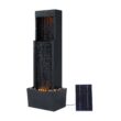 Teamson Home 38 H Resin Solar Powered Rock Waterfall Outdoor Fountain Pump Included Teamson Home 38 H Resin Solar Powered Rock Waterfall Outdoor Fountain Pump Included