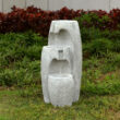 Teamson Home 27.76-in H Resin Electric Powered Tiered Outdoor Fountain Pump Included