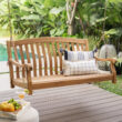 Cambridge Casual Colton 2 -person Natural Teak Wood Outdoor Swing Cambridge Casual Colton 2 -person Natural Teak Wood Outdoor Swing