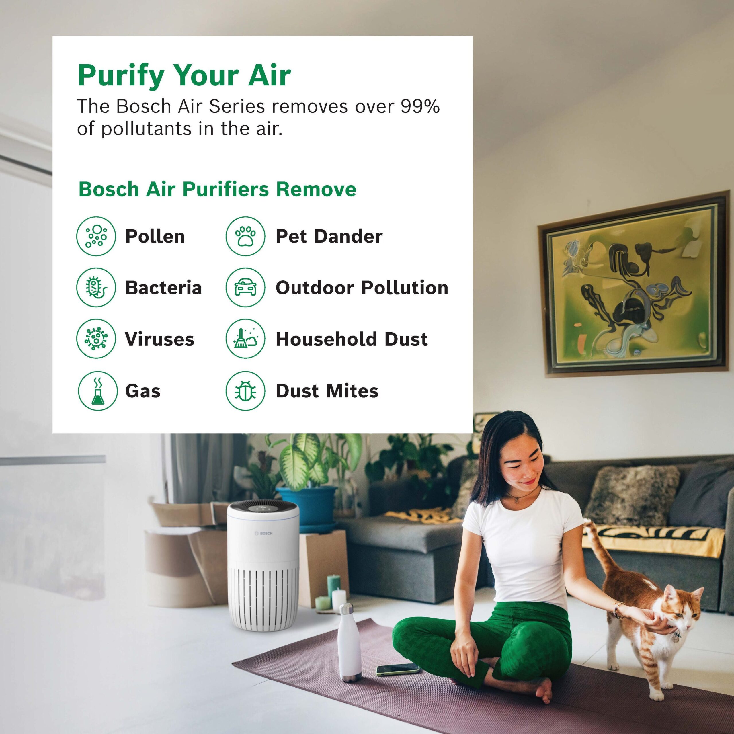 Bosch Air 6000 6 -Speed White HEPA Air Purifier ENERGY STAR Certified (Covers: 2745-sq ft ) Bosch Air 6000 6 -Speed White HEPA Air Purifier ENERGY STAR Certified (Covers: 2745-sq ft )