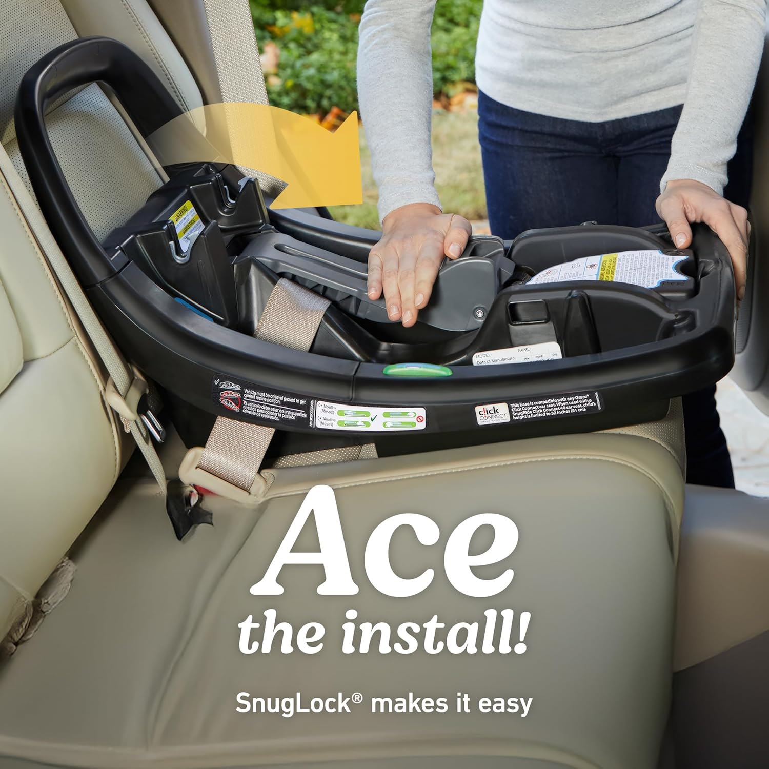 Graco SnugRide SnugFit DLX Infant Car Seat, Spencer Graco SnugRide SnugFit DLX Infant Car Seat, Spencer