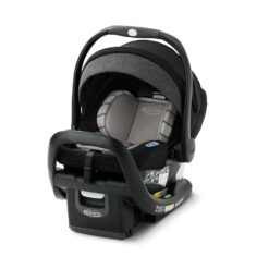 Graco SnugRide SnugFit DLX Infant Car Seat, Baby Car Seat with Anti Rebound Bar for Extra Safety, SnugLock Easy Install Carseat, Baby Registry Must Have, Gift for New Parents, Maison