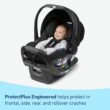 Graco SnugRide SnugFit DLX Infant Car Seat, Baby Car Seat with Anti Rebound Bar for Extra Safety, SnugLock Easy Install Carseat, Baby Registry Must Have, Gift for New Parents, Maison
