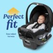 Graco SnugRide SnugFit DLX Infant Car Seat, Baby Car Seat with Anti Rebound Bar for Extra Safety, SnugLock Easy Install Carseat, Baby Registry Must Have, Gift for New Parents, Maison