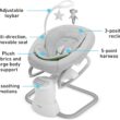 Graco Soothe My Way with Removable Rocker, Madden - Versatile Baby Swing & Portable Rocker Graco Soothe My Way with Removable Rocker, Madden - Versatile Baby Swing & Portable Rocker
