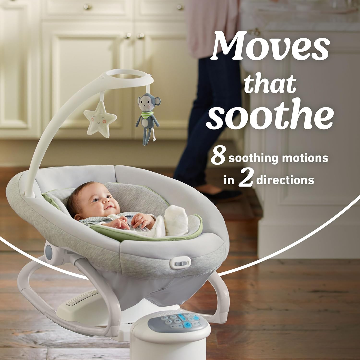 Graco Soothe My Way with Removable Rocker, Madden - Versatile Baby Swing & Portable Rocker Graco Soothe My Way with Removable Rocker, Madden - Versatile Baby Swing & Portable Rocker