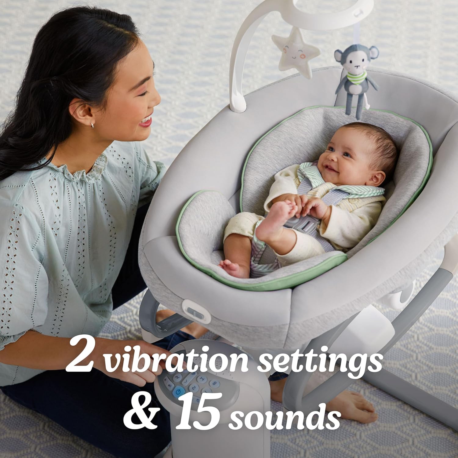 Graco Soothe My Way with Removable Rocker, Madden - Versatile Baby Swing & Portable Rocker Graco Soothe My Way with Removable Rocker, Madden - Versatile Baby Swing & Portable Rocker