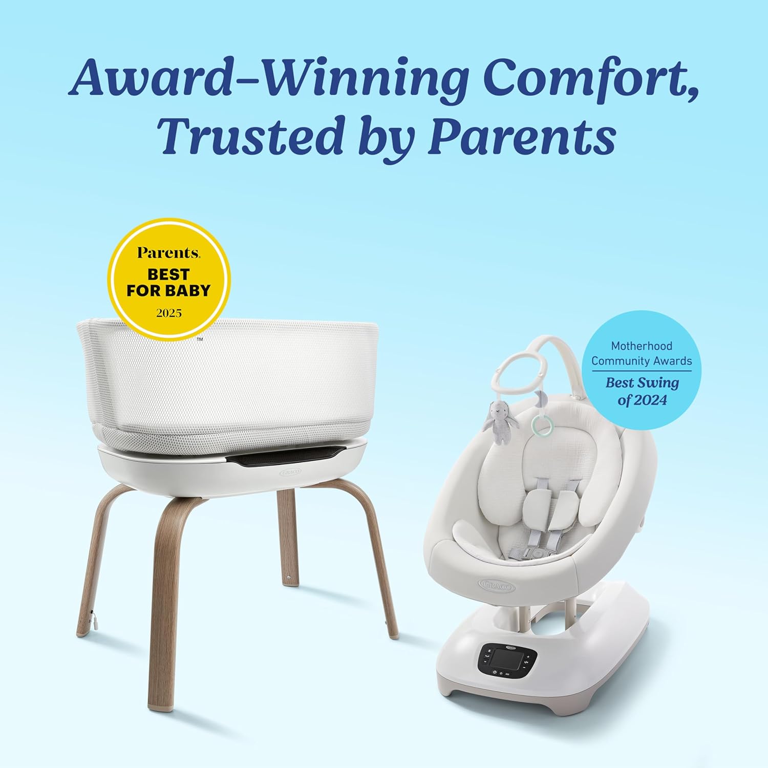 Graco SmartSense Baby Swing with Cry Detection Technology, Soothing Motions and Calming Vibrations, Comfortable Infant Support, Rori Graco SmartSense Baby Swing with Cry Detection Technology, Soothing Motions and Calming Vibrations, Comfortable Infant Support, Rori