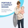 Graco Pack ’n Play Travel Dome LX Playard – Raised Travel Bassinet, UV‑50 Canopy, Changer & Storage, Astin