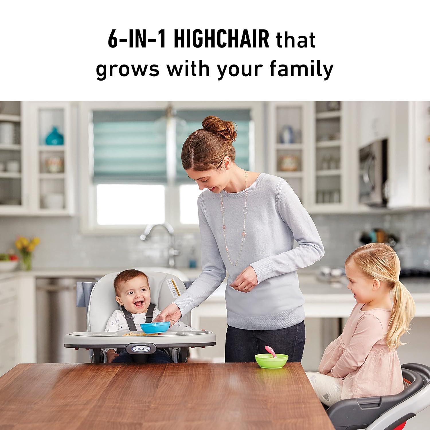 Graco Blossom 6 in 1 Convertible High Chair, Studio, 22.5x41x29 Inch (Pack of 1) Graco Blossom 6 in 1 Convertible High Chair, Studio, 22.5x41x29 Inch (Pack of 1)