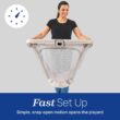 Chicco Alfa Lite Lightweight Travel Playard, Portable Playpen for Babies and Toddlers | Midnight/Navy Chicco Alfa Lite Lightweight Travel Playard, Portable Playpen for Babies and Toddlers, Snap-Open/Compact Fold Design, 13 lbs., Baby Travel Essential | Midnight/Navy