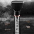 SRILabs StyleWrap Pro 7-in-1 Coanda Air Hair Multi Styler Dryer Brush with Negative Ions, Black