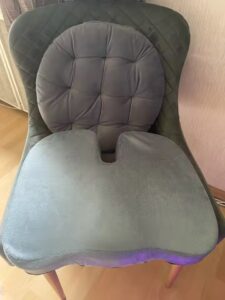 Travel Seat Cushion, Memory Foam U-Shaped Pillow for Chair, Cushion Pad Car Office, Hip Support Massage Orthopedic Pillow