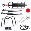 Deemount Bicycle Luggage Carrier, Cargo Rear Rack Shelf, Cycling Bag Stand Holder, Trunk Fit for 20-29'' MTB & 4.0'' Fat Bike