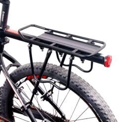 Deemount Bicycle Luggage Carrier, Cargo Rear Rack Shelf, Cycling Bag Stand Holder, Trunk Fit for 20-29'' MTB & 4.0'' Fat Bike
