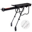 Deemount Bicycle Luggage Carrier, Cargo Rear Rack Shelf, Cycling Bag Stand Holder, Trunk Fit for 20-29'' MTB & 4.0'' Fat Bike