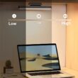Baseus Night Light, Hanging Magnetic LED Table Lamp, Stepless Dimming Desk Lamp, Rechargeable for Cabinet, Bedroom, Kitchen Light