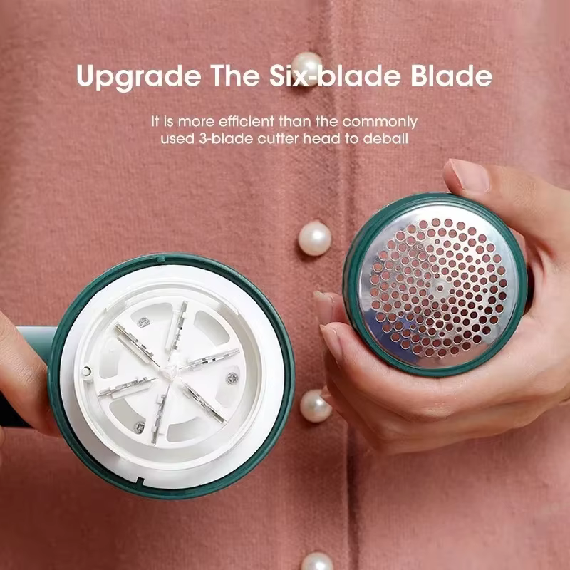 Hair Ball Trimmer, Fabric Shaver, Lint Remover, Upgraded 6-Blade Design, Fuzz Shaver, Rechargeable for Travel & Home, Type-C Charging Hair Ball Trimmer, Fabric Shaver, Lint Remover, Upgraded 6-Blade Design, Fuzz Shaver, Rechargeable for Travel & Home, Type-C Charging - Image 4