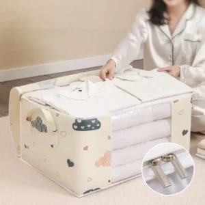 Large Capacity, Multi-Purpose Storage Bag with Handles, Dustproof, Moisture-Resistant, Odorless, Non-Woven Fabric