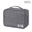 Travel Cable Storage Bag, Portable Waterproof Digital Electronic Storage Bag, USB Data Cable Charger Plug Storage Cable Storagebag