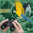 COMET Binoculars 10X25, Long Range Pocket HD Telescope, Folding Compact BAK4 Prism Binocular, Optical Scope FMC Lens for Hunting