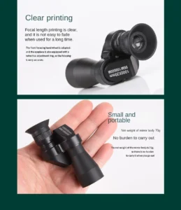 Portable High-Definition Monocular Telescope, High Magnification Zoom, Hunting, Camping, Mountaineering