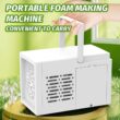10-Hole Fully Automatic Bubble Blowing Handheld Electric Bubble Machine Toy, Outdoor Birthday, Without Battery and Bubble Water