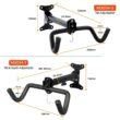 1PCS Wall Beam Stretchable Stand, MTB Hanging Holder, Room Wall-Mounted Bicycle Rack, 360-Degree Rotating, Heavy Duty Storage Rack