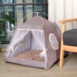 Cat Broken Flower Tent, Semi-Enclosed Internet Celebrity Tent Nest, Universal for All Seasons, Pet Supplies, Summer Dog and Cat Nest Cat Broken Flower Tent, Semi-Enclosed Internet Celebrity Tent Nest, Universal for All Seasons, Pet Supplies, Summer Dog and Cat Nest