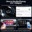 New Pionray 2-in-1 Wireless CarPlay Adapter, Android Auto Wireless Adapter, 5GHz WiFi, Type-C/USB Plug & Play CarPlay Wireless