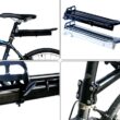 9KG Bicycle Luggage Carrier, Bike Rack, Aluminum Alloy Cargo Rear Rack Shelf, Cycling Seatpost Bag Holder Stand, MTB Install Tools 9