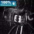 NEWBOLER New Bike Front Tube Bag, Waterproof Bicycle Handlebar Basket Pack, Cycling Front Frame Pannier, Bicycle Accessories