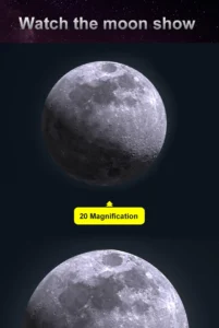 BORWOLF 20-60X70 Binoculars, High Magnification, Long-Range Zoom, 60× Hunting Astronomical Telescope, HD Professional Zoom